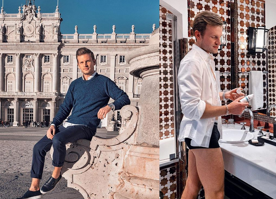 CIACHO TYGODNIA Pilot Patrick, który żyje fit i zwiedza świat (ZDJĘCIA